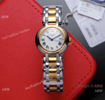 Swiss Quality Longines PrimaLuna Two Tone Roman Watch for Lady